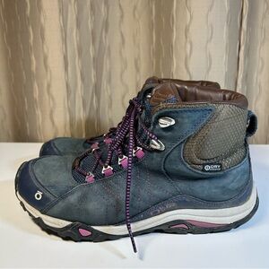 Oboz Sapphire Mid B-Dry Women's 9 Huckleberry Hiking Boot Waterproof